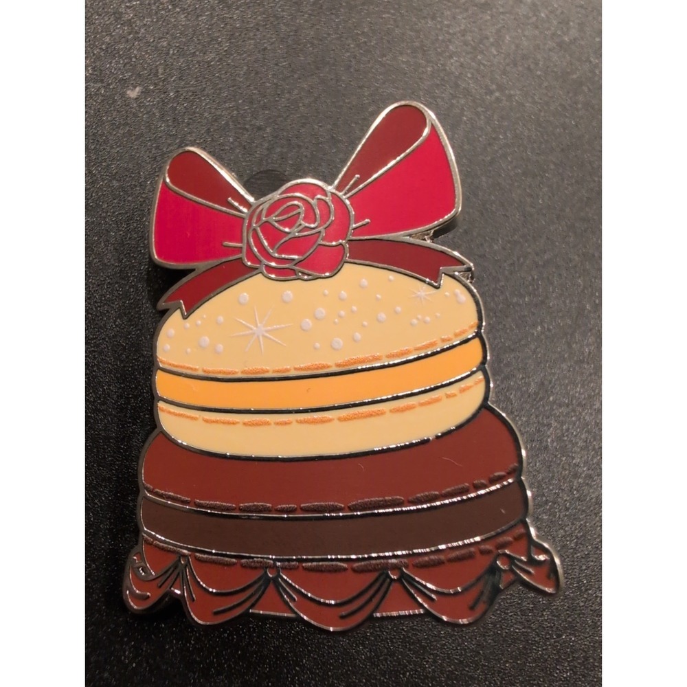 Belle Beauty Princess Pastries Macaron Macaroon 2024 Disney Mystery Pin F3